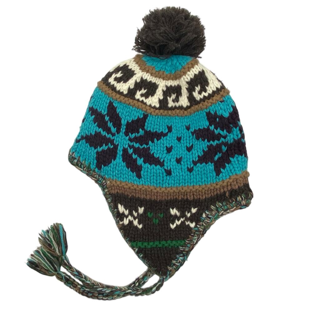 American Eagle Outfitters Trapper Hat‎ Wool Blend Fleece Lined Fair Aisle OS